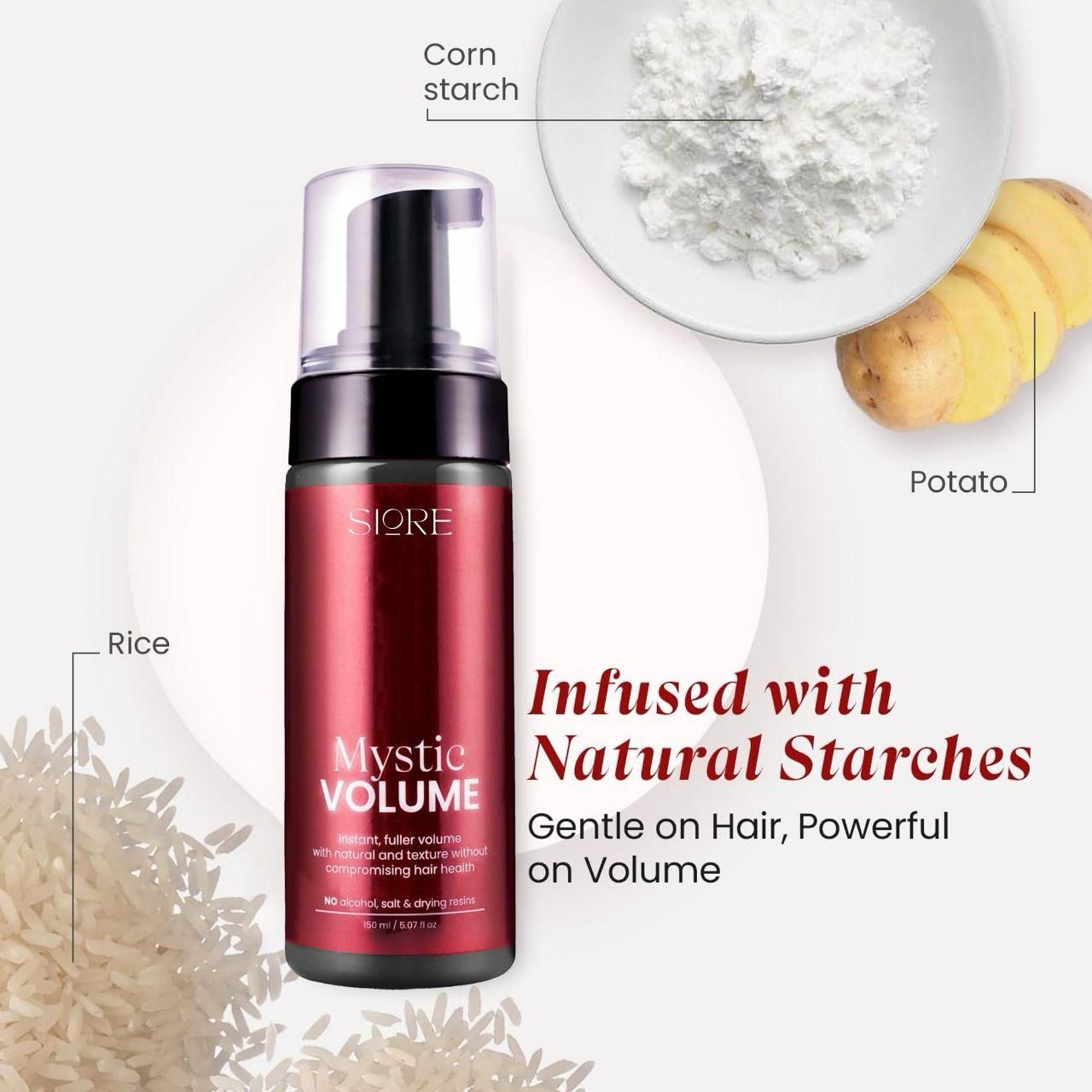 Siore Mystic VOLUME Spray Instant, Fuller Hair with Natural Texture