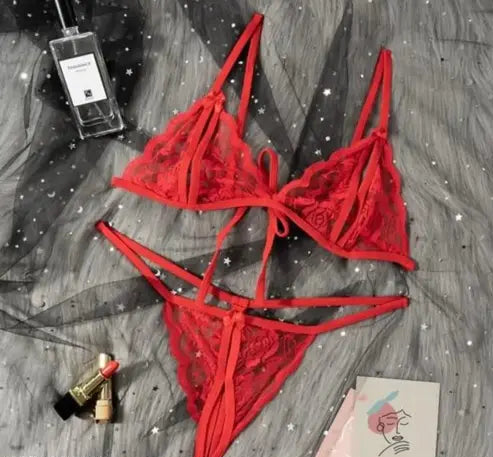 Women Lingerie Lace Babydoll.
