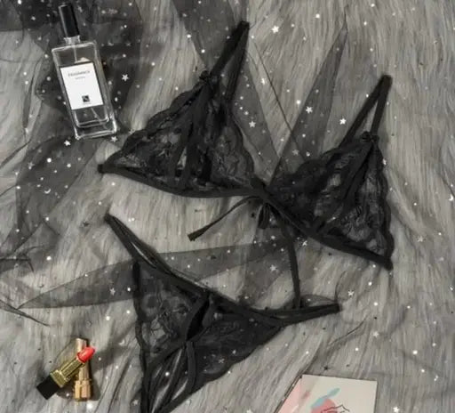 Women Lingerie Lace Babydoll. (Black)